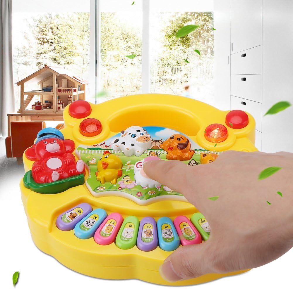 Piano Mi Granjita Musical Inteligente con Sonidos y Luces