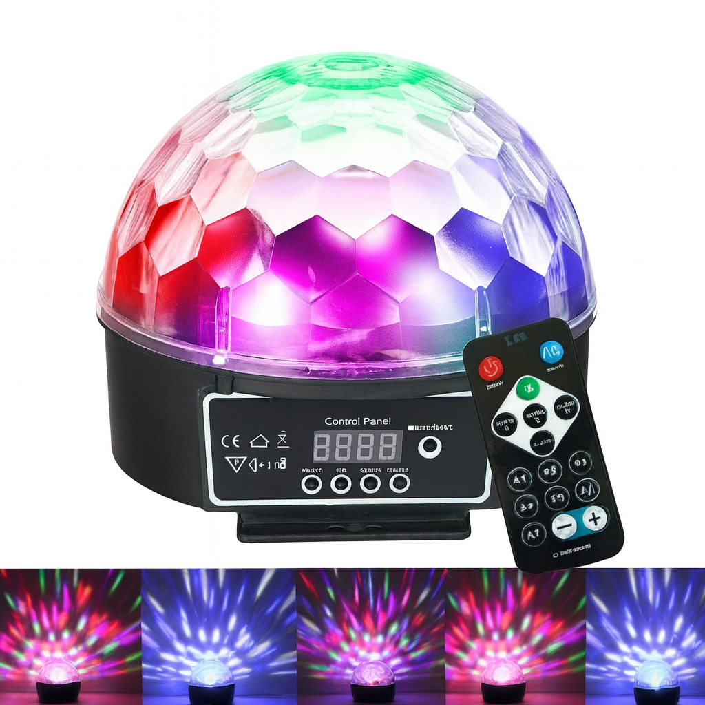 Esfera Parlante RGB Parlante Con Control + Envio Gratis