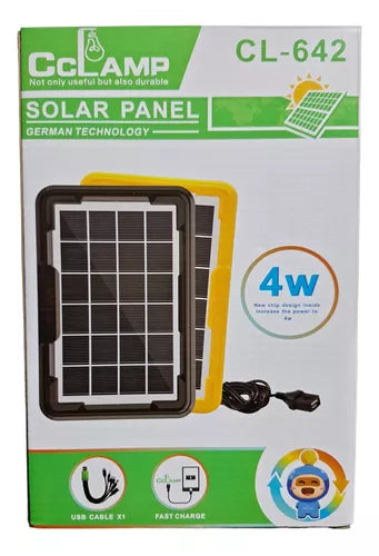 Cargador para Celular de Panel Solar 4W