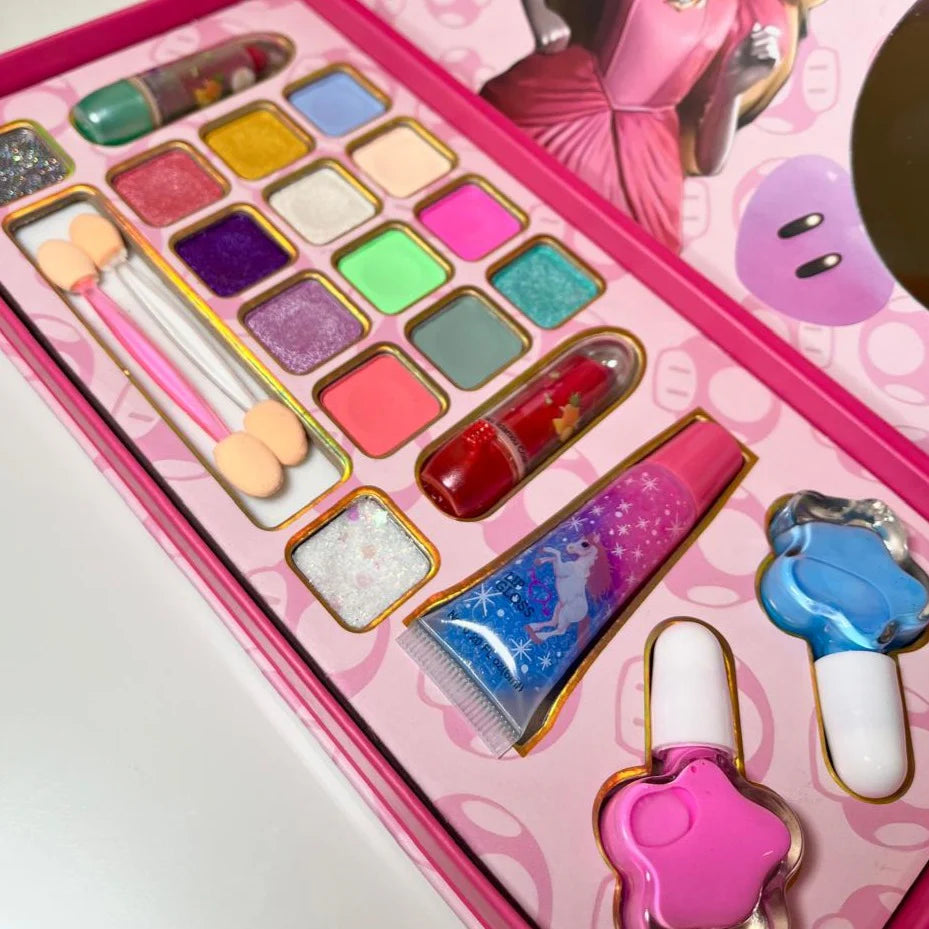 Set De Maquillaje De Princesa Para Niñas 21 En 1
