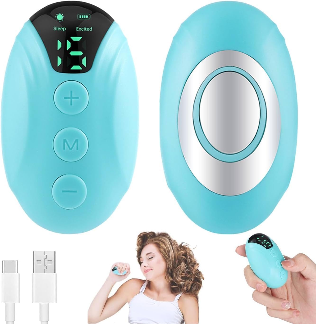 Estimulador De Sueño Y Regulador De Ansiedad Portátil EMS + Envio Gratis