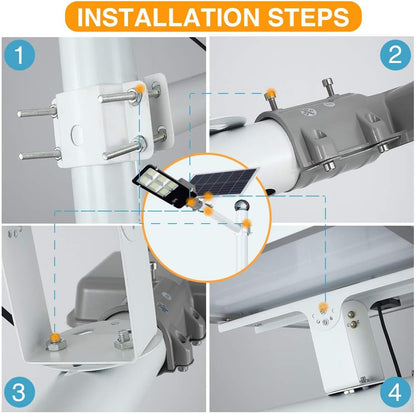 Lámpara Solar LED con Sensor de Movimiento