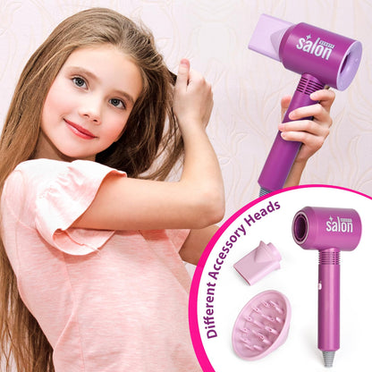Kit Cepillo Secador De Juguete Para Niñas + Envio Gratis