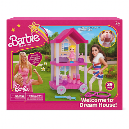Mini Casa De Barbie Con Muñeca + Envio Gratis