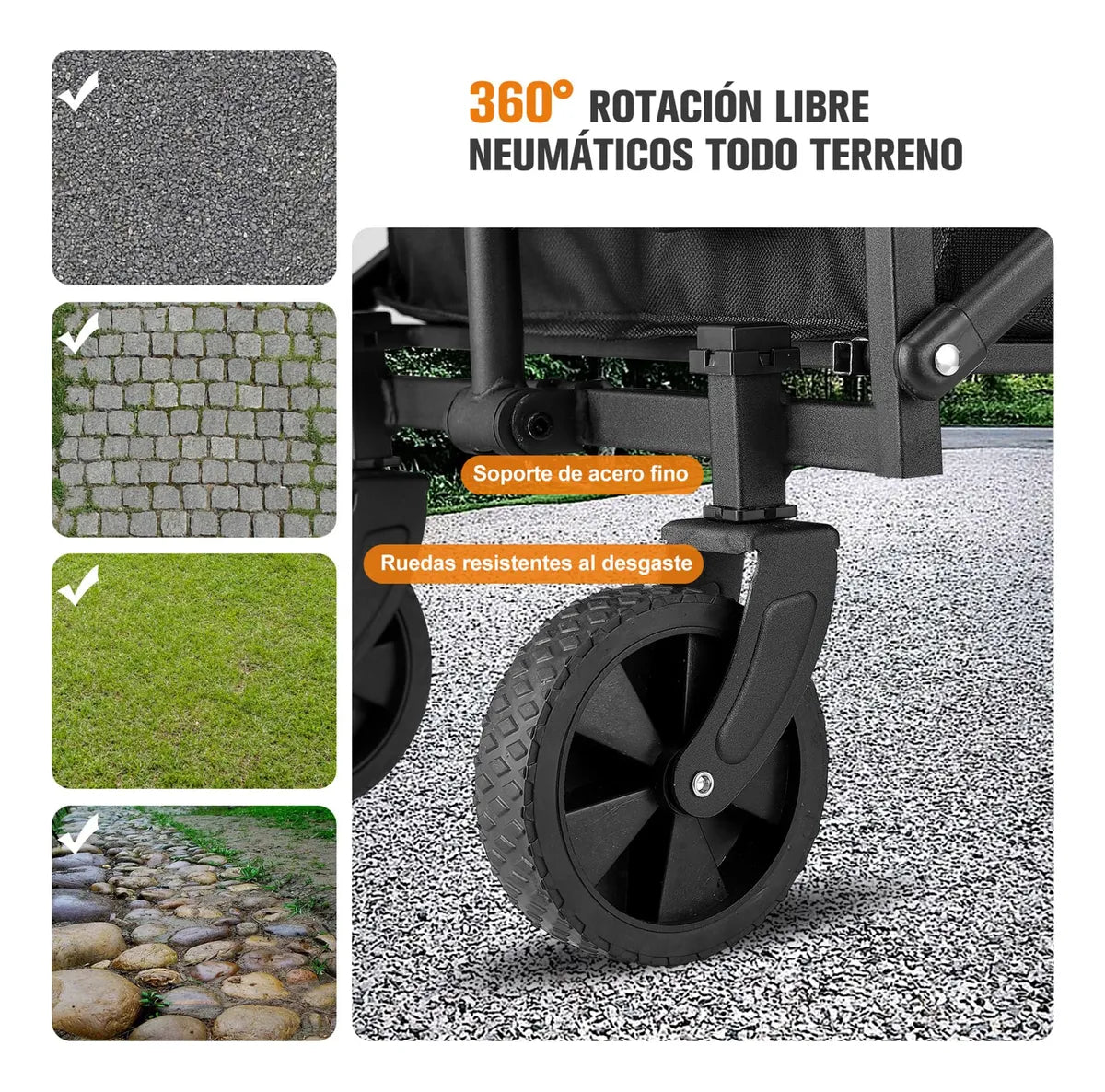Carro Plegable De Mercado y Carga Con Ruedas + Envio Gratis