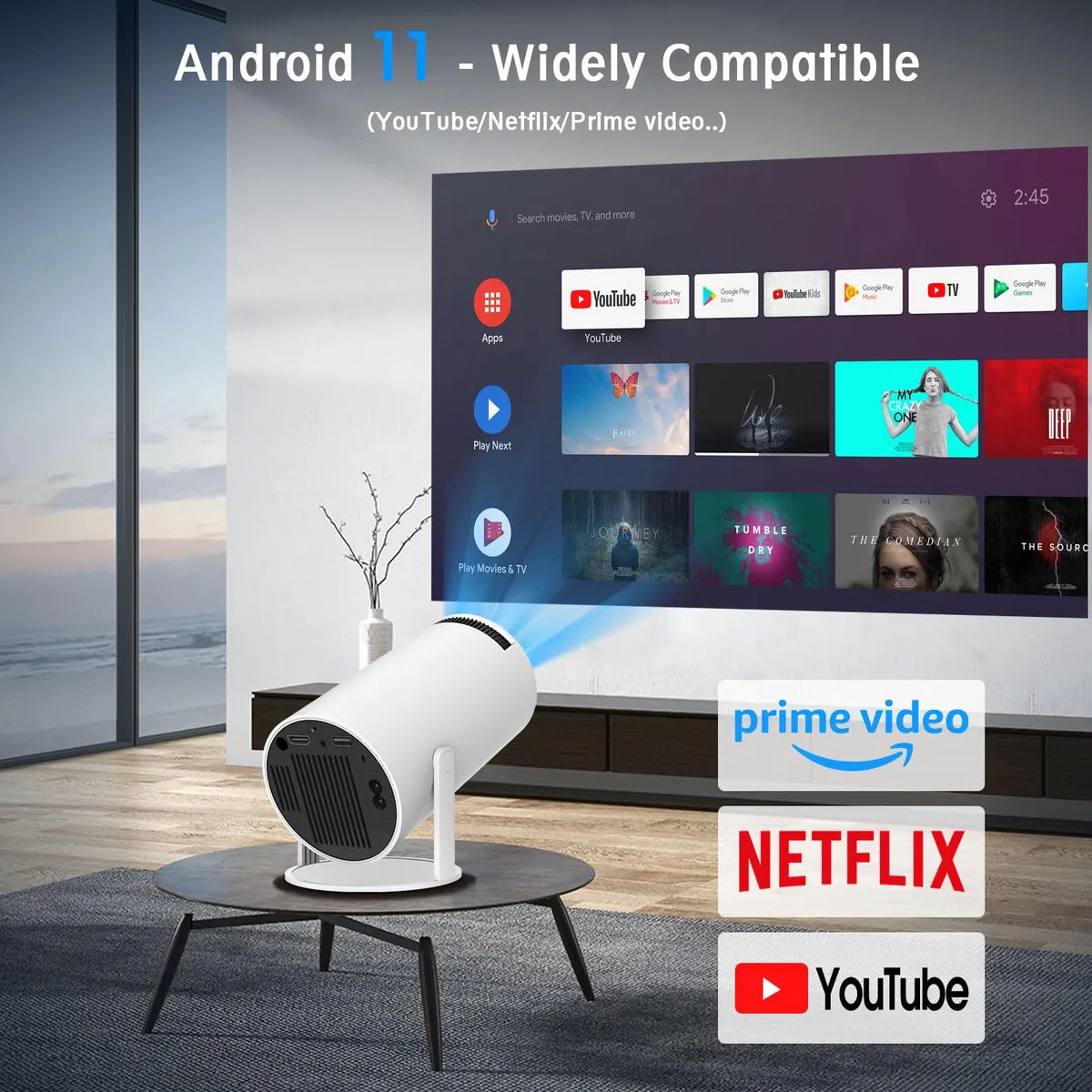 Proyector HY-300 Pro + TV Gratis Magis TV + Envio Gratis