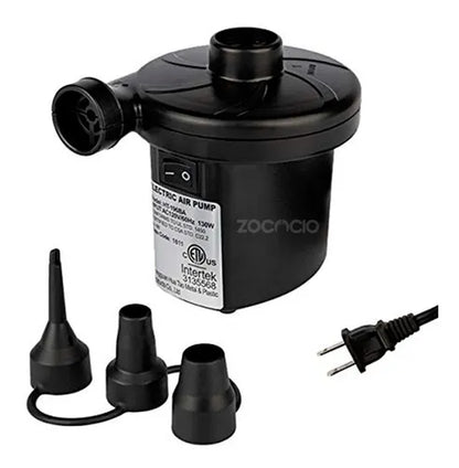 Inflador Eléctrico Bomba De Aire Boquilla 3en1 + Envio Gratis