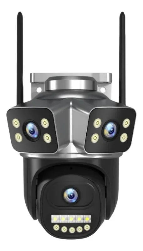 Cámara Ip 4g, Cámara De Videovigilancia, V380 Pro 3 lentes