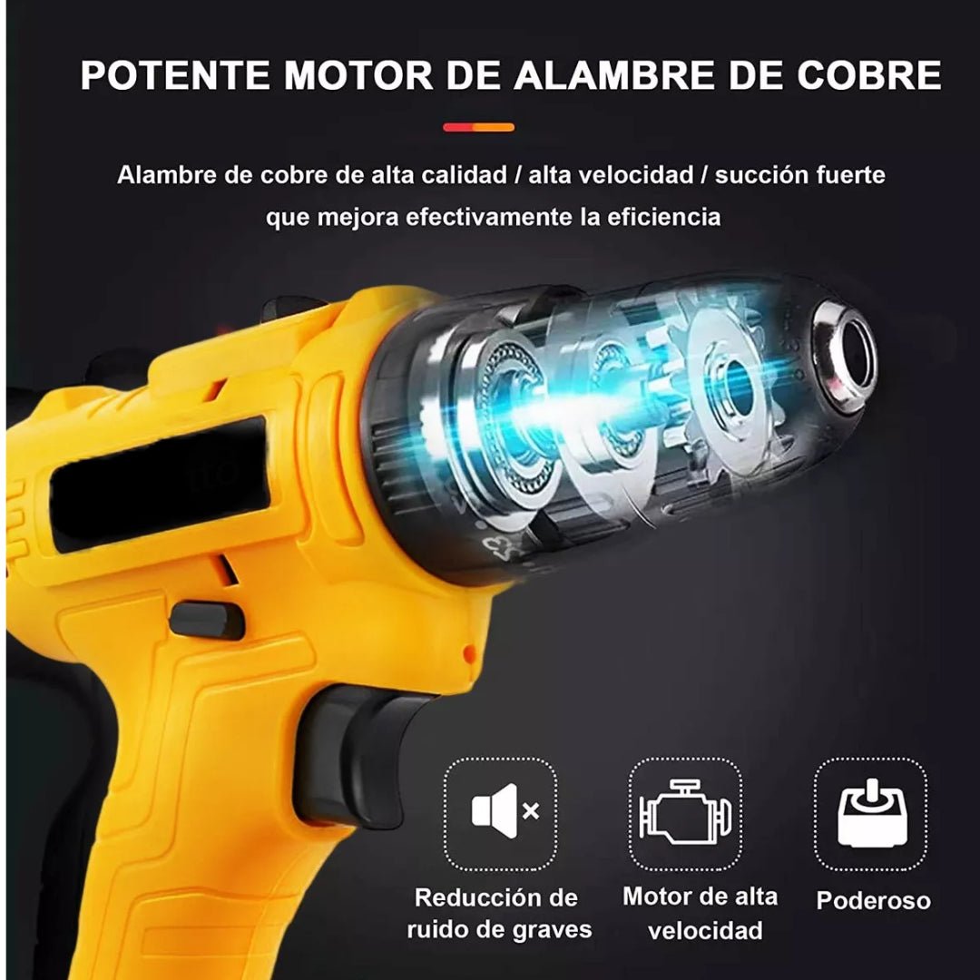 Taladro Atornillador Percutor Inalámbrico 26V + 2 baterias ENVIO GRATIS
