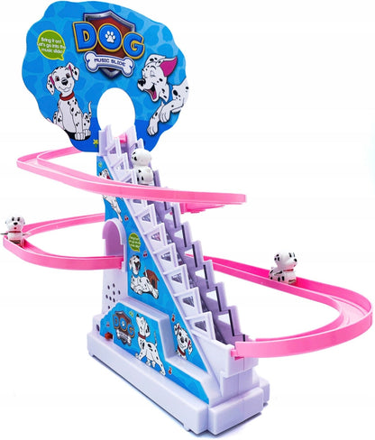 Montaña Rusa De Juego De Dálmata Con Luces Y Sonido
