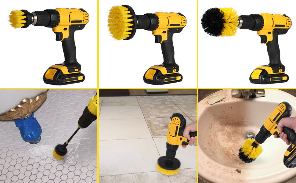 Kit De Cepillos Para Taladro + Envio Gratis